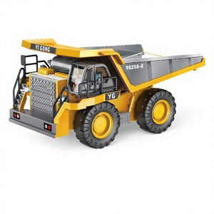 Excavatrice et <span class=keywords><strong>camion</strong></span> télécommandés en alliage à l'échelle 1:20, 2,4 GHz, 11 canaux, avec musique et sons - Ensemble de construction - Product Image 4