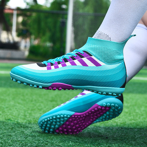 Scarpe da calcio da uomo di alta qualità con punte alte tagliuzzate scarpe da calcio indossabili per uomini sportivi-produttore all'ingrosso - Product Image 4