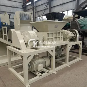 Automatic Waste Wood Pallet Shredder Machine Industrial Mulcher Wood Chipper Crusher Large S1200 Shredder Mobile Recycling