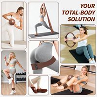 Set de Pilates de Alta Calidad con Anillo, Pelota y Bandas de Resistencia para Tonificación y Práctica en Casa para Mujeres