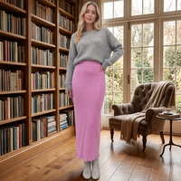 Vêtements en tricot sur mesure, maxi, OEM et ODM, haute qualité, robes en tricot pour femmes, vente en gros