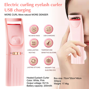 Rizador de Pestañas Eléctrico Profesional, Portátil, Sin Dolor, Diseño Curvo, Larga Duración, Plástico, Uso Rápido para Extensiones de Pestañas - Product Image 2