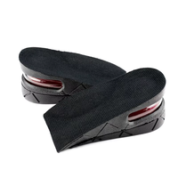 YEBEI solette crescenti di altezza all'ingrosso Unisex tacchi Lift inserti 2 strati Air up scarpe sollevatori altezza regolabile mezze solette