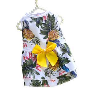 Jupe pour chien et chat Weiwang, imprimé hawaïen, gilet d'été respirant pour Teddy, Bichon, Pomeranian - Product Image 3