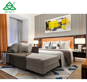 Lit 2 places mousse matelas de luxe 2024 exclamontable Projet dense de meubles de chambre dhotel cinq etoiles - Product Image 5