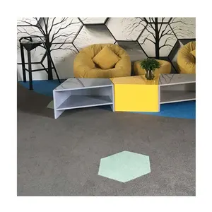 2024 Kaili 50 × 50 cm feuerfeste dekorative moderne Teppichfliesen kommerzieller Nylonteppich für Hotel- und Heimgebrauch