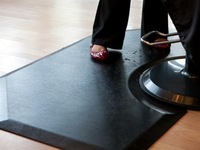 Finehope – tapis de Salon Anti-Fatigue, chaise de barbier debout, tapis Anti-fatigue, Station de barbier, Salon de beauté, sol carré, tapis de Salon