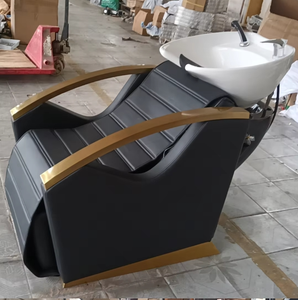 Équipement de Barbier de Luxe, Mobilier de Salon de Coiffure, Bac à Shampooing, Fauteuil de Lavage de Cheveux - Product Image 6