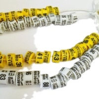12MM <span class=keywords><strong>paloma</strong></span> <span class=keywords><strong>mensajera</strong></span> de plástico de anillo de cerrado pierna - Product Image 2