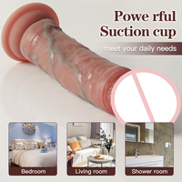 Dildo réaliste de grande taille pour femmes, 12 pouces, gros pénis en silicone avec ventouse puissante, jouet sexuel pour la masturbation féminine, stimulation du point G