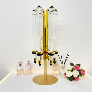 6 <span class=keywords><strong>Botellas</strong></span> <span class=keywords><strong>de</strong></span> Perfume con Cuerpo <span class=keywords><strong>de</strong></span> Vidrio y Disco Giratorio, Dispensador <span class=keywords><strong>de</strong></span> <span class=keywords><strong>Alcohol</strong></span> y Aceites Esenciales, Dispensador <span class=keywords><strong>de</strong></span> Perfume Personalizado - Product Image 3