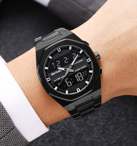 Orologio Sportivo da Uomo SKMEI 2624 con Doppio Display, 3 Fusi Orari, Cronografo, Cinturino in Acciaio Inossidabile, Orologio di Lusso in Lega - Product Image 5