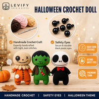 Poupée squelette Amigurumi au crochet faite main pour Halloween, avec yeux de sécurité, jouet en peluche, cadeau, vente en gros, décoration intérieure pour la maison et le bureau