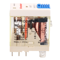 Relais d'interface Shenler RFT1CO024L, relais 24VDC, relais mince et base d'alimentation 24VDC, module 8 broches, Lora DPDT, kit de test, 1 pôle, 12A, étanche