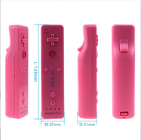 Manette de jeu 2 en 1 sans fil pour Nintendo Wii, Joystick intégré Motion Plus Nunchunk pour Nintendo Wii
