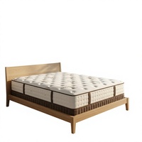 Matelas portable respirant compressé pour hôtel, en boîte, tailles simple, queen et king, avec ressorts ensachés et mousse à mémoire de forme en gel