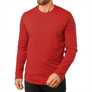 Camiseta de Manga Larga para Hombre, Personalizada, Cuello Redondo, Estilo Casual Urbano, Algodón, Diseño Moderno, Calidad Premium - Product Image 3