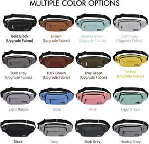 <span class=keywords><strong>SINNO</strong></span>, riñonera cruzada grande, 4 bolsillos con cremallera, riñonera para mujeres/hombres para Viajes, Perros, caminar, deportes al aire libre, llevar todo - Product Image 6