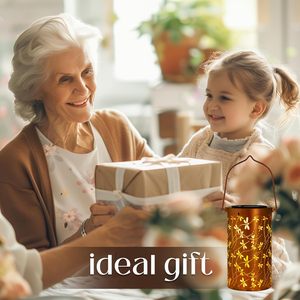 Lanternes de jardin suspendues d'extérieur étanches à LED en métal ajouré en forme de libellule à énergie solaire - Cadeau de Noël chinois - Product Image 5