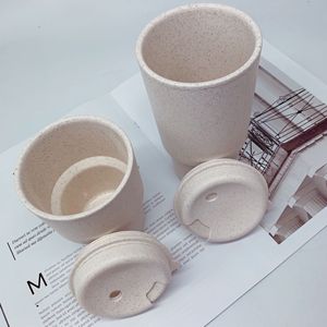 Taza fragante de trigo de doble capa, fabricante portátil de fibra de bambú, venta al por mayor, creativa, regalo de publicidad, taza de plástico <span class=keywords><strong>c</strong></span> - Product Image 5