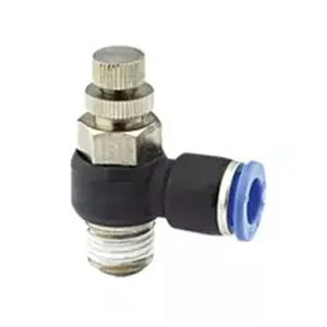 Factory Pneumatic Parts Sl Throttle Valve Sl12-04 Tube Fitting