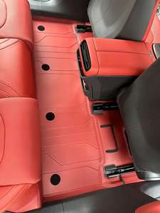 Tapis de sol de voiture de luxe haut de gamme en cuir écologique antidérapant et imperméable, sur mesure pour la Série 1, protection toutes saisons, ensemble complet - Product Image 6