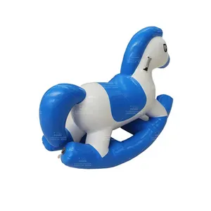 WINSUN Funny style customized kids ride on animal toys inflatable rocking horse