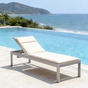 Chaise longue <span class=keywords><strong>de</strong></span> jardin en métal d'occasion pour piscine extérieure, hôtel, restaurant, bord <span class=keywords><strong>de</strong></span> piscine, patio – Prix réduit - Product Image 5