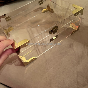 Đẹp rõ ràng Acrylic Kinh Thánh/cuốn sách hộp hiển thị với chốt, Hộp quà tặng - Product Image 2