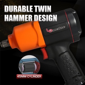 Llave de impacto de aire industrial de 1/2 ", martillo doble, par de 750 pies y lb, OEM ODM de Taiwán disponible - Product Image 3