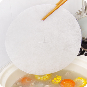 Guo Lin Oil Absorbing <b>Paper</b> 12 Sheets Round For Soup Frying Baking Stewing <b>Kitchen</b> Towel - Product Image 1