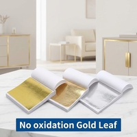 Feuilles d'or de Taïwan pour la décoration artisanale de Noël, dorure DIY, vente en gros