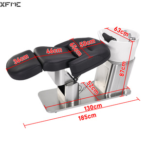 XFMC Salón <span class=keywords><strong>de</strong></span> belleza <span class=keywords><strong>Cabello</strong></span> eléctrico Spa Lavado Champú Cama Masaje tailandés Cabeza Spa Levantamiento eléctrico Champú <span class=keywords><strong>Silla</strong></span> con <span class=keywords><strong>lavabo</strong></span> - Product Image 6