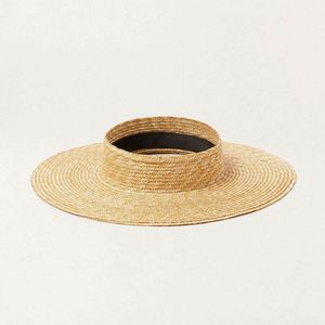 Sombrero de Paja Transpirable para el Sol, Estilo Simple y Hueco, Ideal para Vacaciones de Verano en la Playa - Product Image 2
