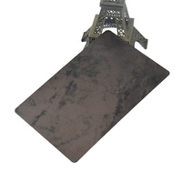 Tôles en acier inoxydable de haute qualité, finition cuivre bronze antique PVD, laiton, bronze, 201, 304, 316