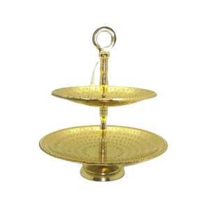 Soporte de pastel de boda hecho a mano, diseño de lujo, nuevo diseño de cobre, servidor de pastel de boda, venta al por mayor - Product Image 4