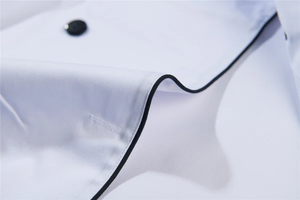 Custom Logo Twill Short Sleeve Unisex Chef Coat for Restaurant <b>Hotel</b> Kitchen Work <b>Uniform</b> OEM Service - Product Image 5