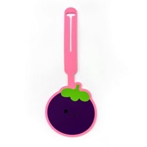 Custom Your Own logo Round PVC Luggage Tags Soft <b>Silicone</b> <b>Rubber</b> Baggage ID Tags - Product Image 2