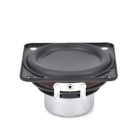 Carré de 2 pouces pour accessoires de haut-parleur, bord en caoutchouc pliable, 4 x 10W, aimant double en néodyme, étanche IPX5