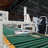 Machine de découpe de bobines métalliques, ligne d'emballage de bobines pour machine de découpe de bobines métalliques, solutions d'emballage entièrement automatiques