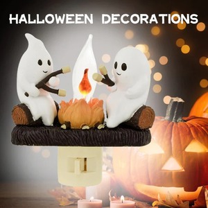 Lampes de nuit créatives GUANGLI GL-SZ17, effet feu de camp <span class=keywords><strong>clignotant</strong></span>, sorcière, Halloween, à brancher, 110/240V, interrupteur à bouton naturel, certifiées ETL - Product Image 6