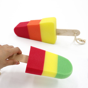 Ice Cream Cone Shaped Cup Brush Multi Functional Sponge Cleaning Brush For <b>Thermos</b> <b>Bottle</b> And Cups - Product Image 3