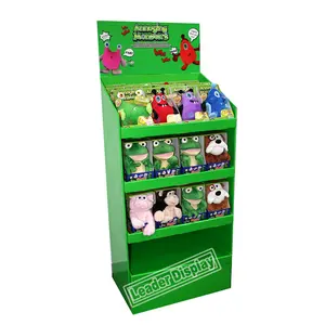 Espositore Funko Pop in cartone ondulato per scaffale giocattolo di promozione del supermercato per giocattoli al dettaglio