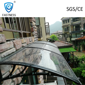 Auvents en alliage d'aluminium Fenêtres pare-soleil Auvent avec support <span class=keywords><strong>pour</strong></span> volet solaire Avant-toit Auvent Terrasses Balcons Auvent Imperméable - Product Image 4