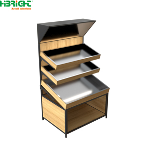 Expositor Inclinado para Frutas y Verduras, Estante para Productos Frescos de Supermercado, para Zona de Frescos - Product Image 5