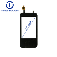 Pantalla LCD TFT a Color RGB de 3.5 Pulgadas, Panel Táctil Capacitivo Negro IIC de 3.5 Pulgadas para Hogar Inteligente