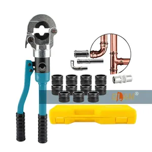 Portable Aluminum-plastic PEX PB Pipes Manual Hand Hydraulic Plumbing Tool Pro Press Crimping Tools HVAC Machine CW-1632