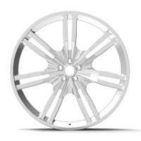 Rimpower Roues personnalisées polies 26 pouces 5x115 Jantes de voiture en alliage forgé pour cadillac Deville