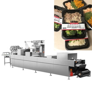Machine à sceller les plateaux VSP pour repas surgelés, thermoformeuse pour emballage alimentaire, scellage automatique des plateaux sous vide - Product Image 4