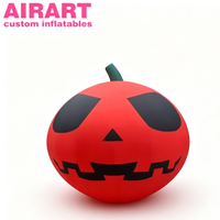 Produit phare de la saison : Décoration gonflable lumineuse d'Halloween, Grand Jack O'Lantern gonflable, Accessoire de décoration gonflable commerciale en forme de citrouille d'Halloween